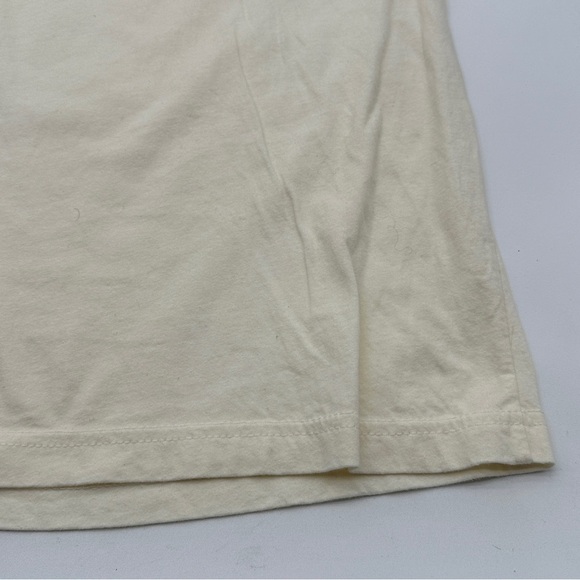 Men’s Ivory Google Embroidered Tee shirt XL - Picture 3 of 8